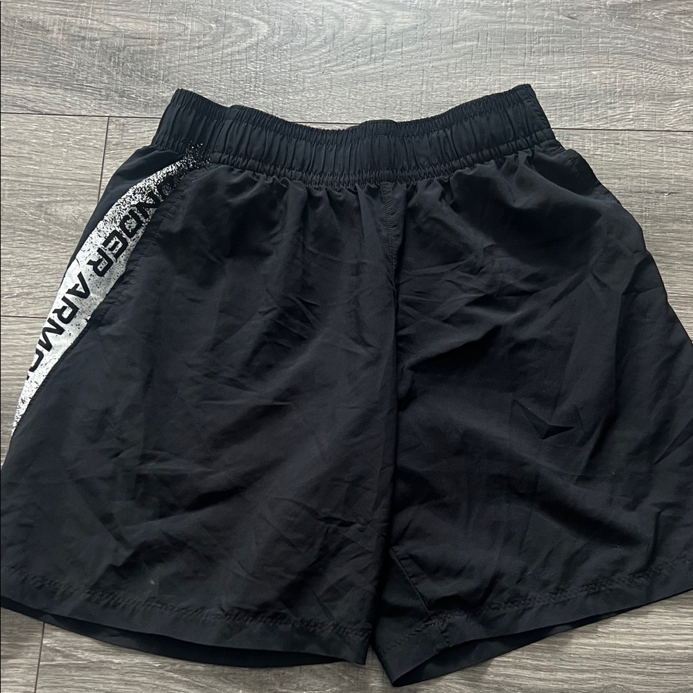 Under Armour Black and White Training Shorts